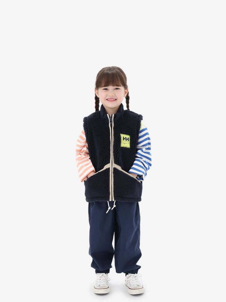 HELLY HANSEN(ヘリーハンセン) ｜HH × agnes b． コウデンシ ファイバーパイル ベスト(キッズ)