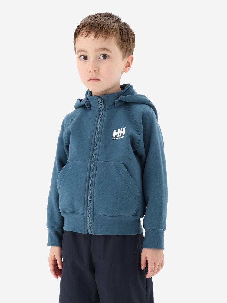 HELLY HANSEN(ヘリーハンセン) ｜ロゴフルジップスウェットフーディー（キッズ）