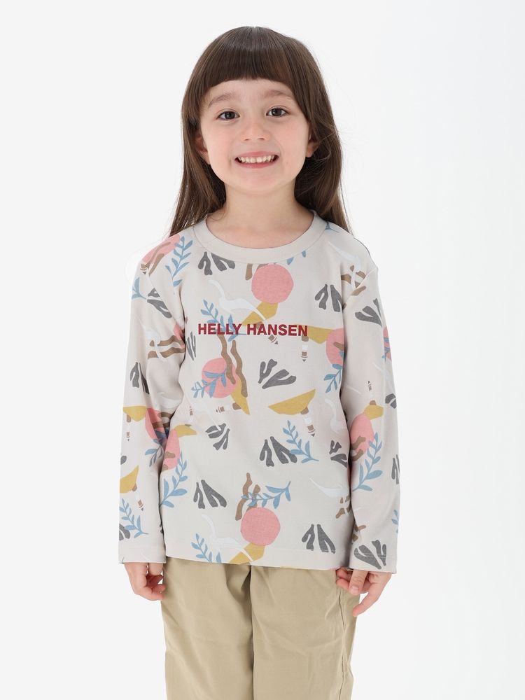 HELLY HANSEN(ヘリーハンセン) ｜ロングスリーブグラフィックプリントティー（キッズ）