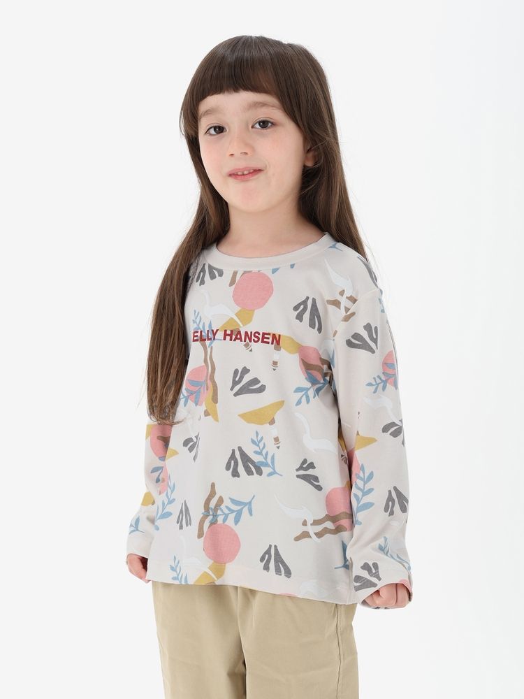 HELLY HANSEN(ヘリーハンセン) ｜ロングスリーブグラフィックプリントティー（キッズ）
