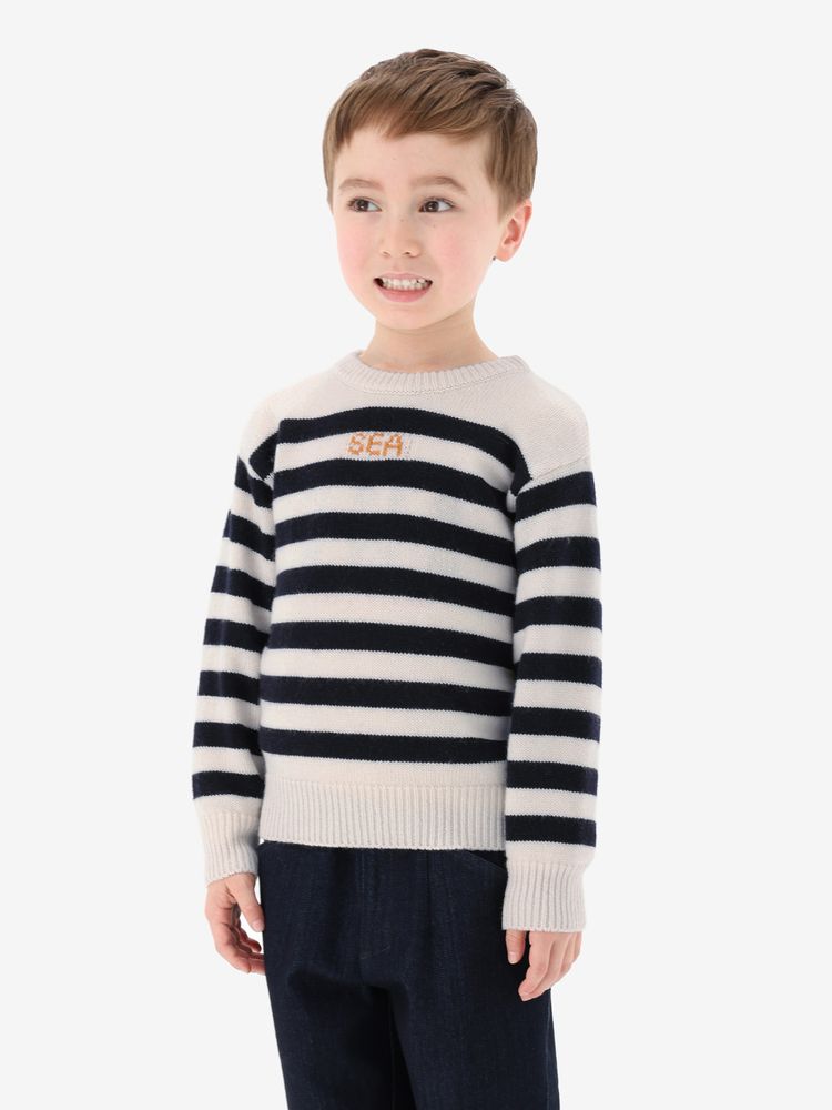 HELLY HANSEN(ヘリーハンセン) ｜マリンボーダーニットクルー（キッズ）