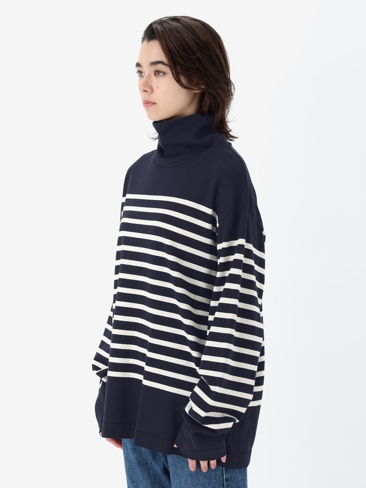 HELLY HANSEN(ヘリーハンセン) ｜ロングスリーブ R.M.C.ボーダータートルネックニットソー（ユニセックス）