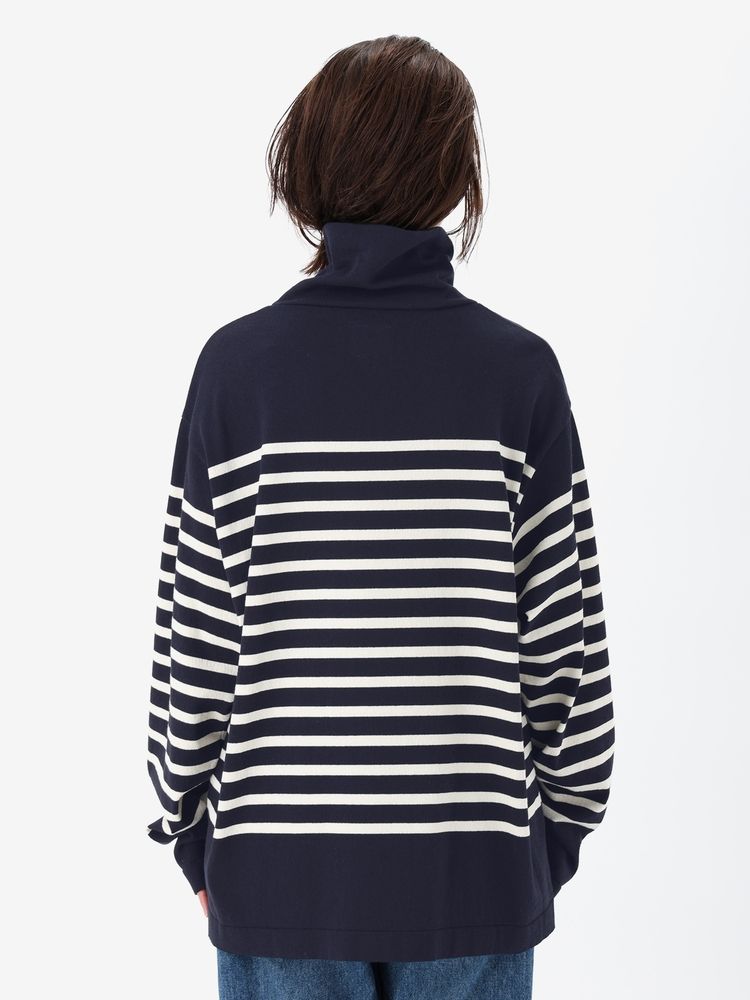 HELLY HANSEN(ヘリーハンセン) ｜ロングスリーブ R.M.C.ボーダータートルネックニットソー（ユニセックス）