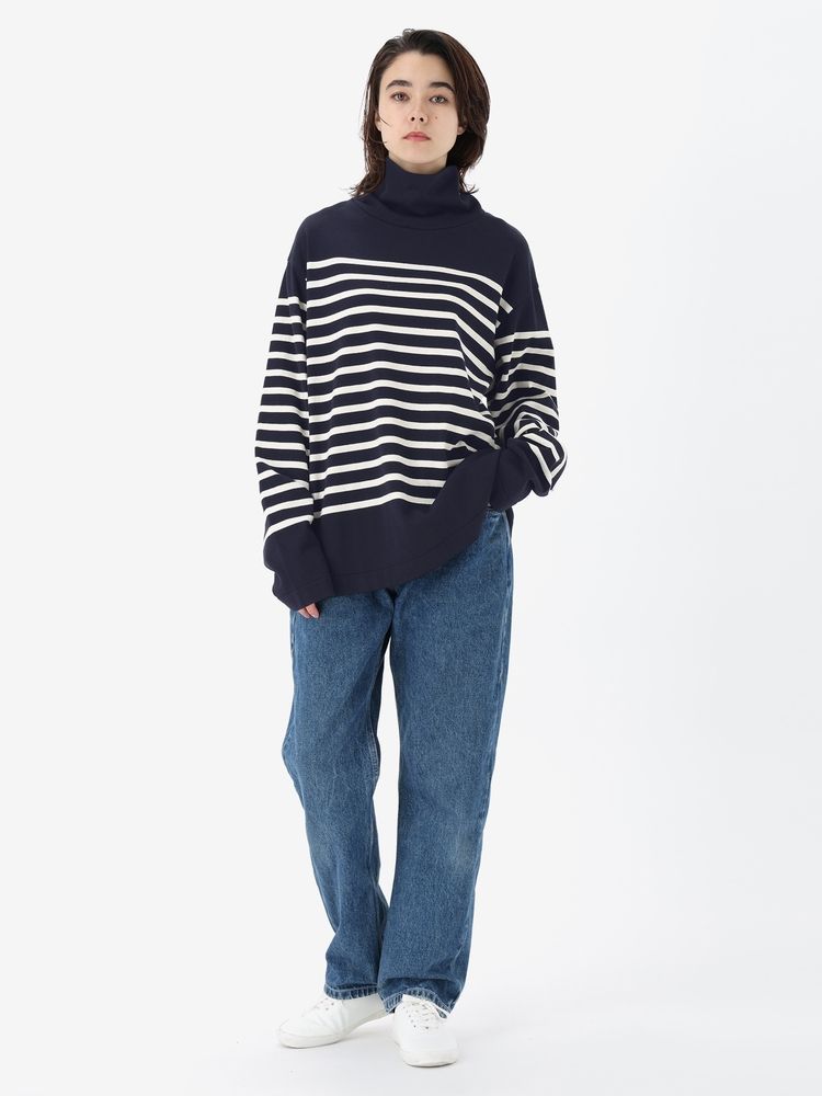 HELLY HANSEN(ヘリーハンセン) ｜ロングスリーブ R.M.C.ボーダータートルネックニットソー（ユニセックス）