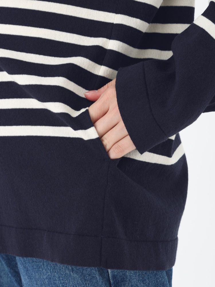 HELLY HANSEN(ヘリーハンセン) ｜ロングスリーブ R.M.C.ボーダータートルネックニットソー（ユニセックス）