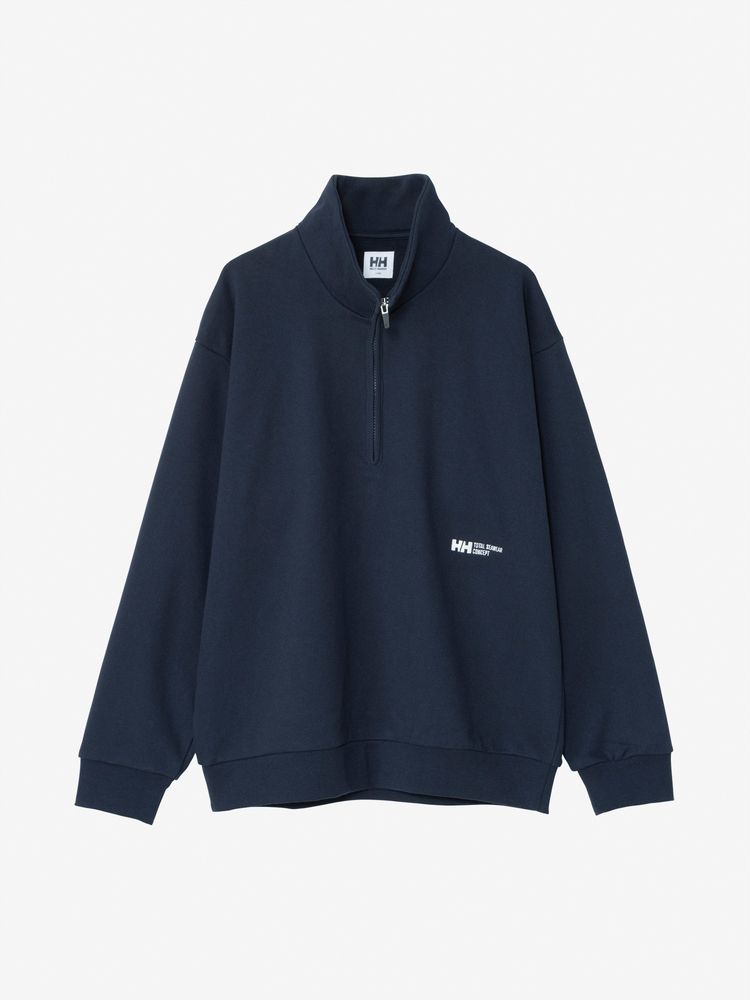 美品 シンプリーコンプリケイテッド ハーフジップスウェット simply complicated half zip sweatshirt