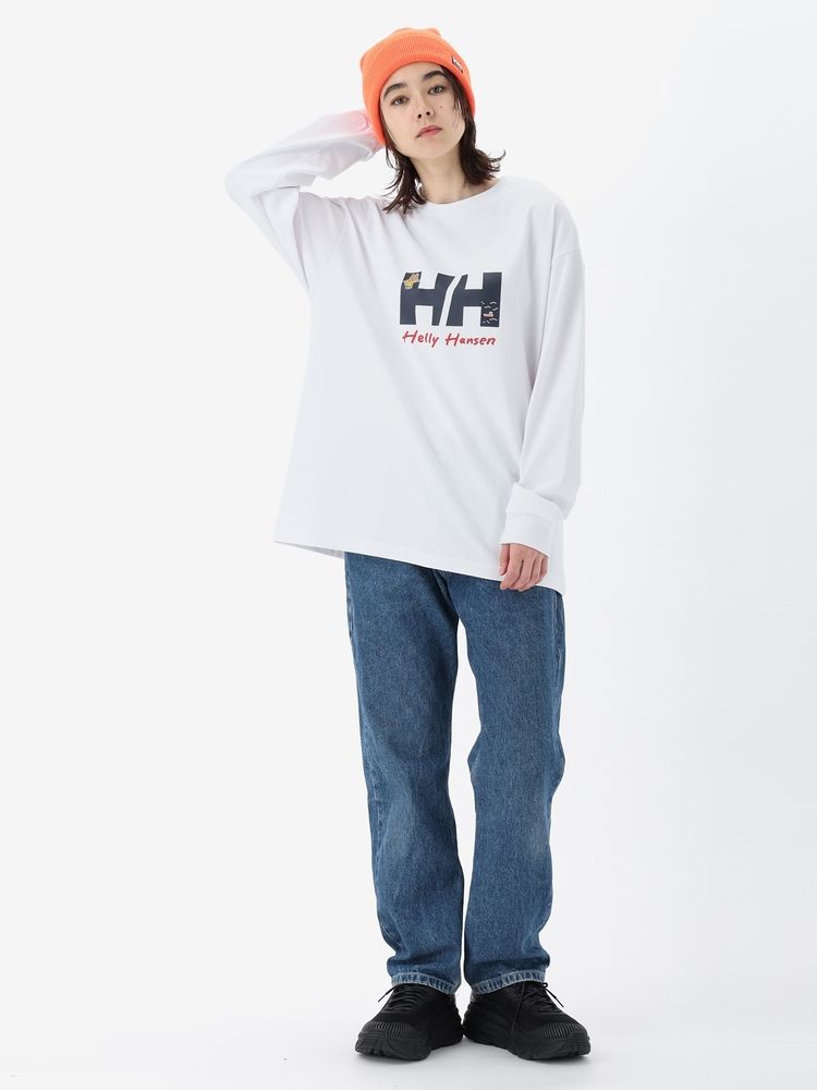 NewJeans ヘリン着用 ホッケーシャツ ロングスリーブ ユニセックス 公式】ロングスリーブ HHヘリーベアティー（ユニセックス