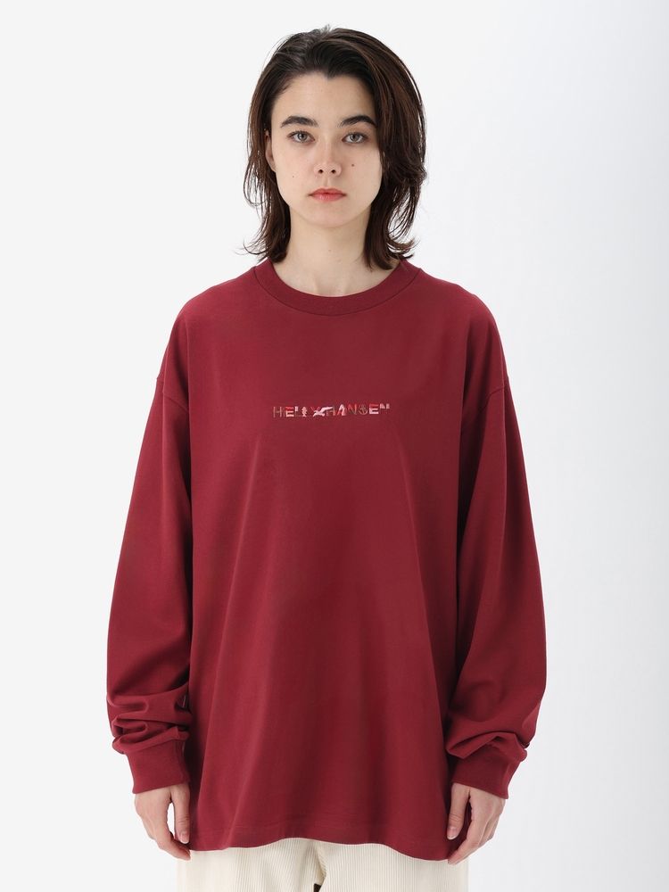 HELLY HANSEN(ヘリーハンセン) ｜ロングスリーブエンブロイダリーロゴティー（ユニセックス）