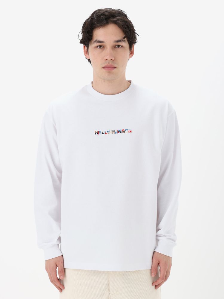 HELLY HANSEN(ヘリーハンセン) ｜ロングスリーブエンブロイダリーロゴティー（ユニセックス）