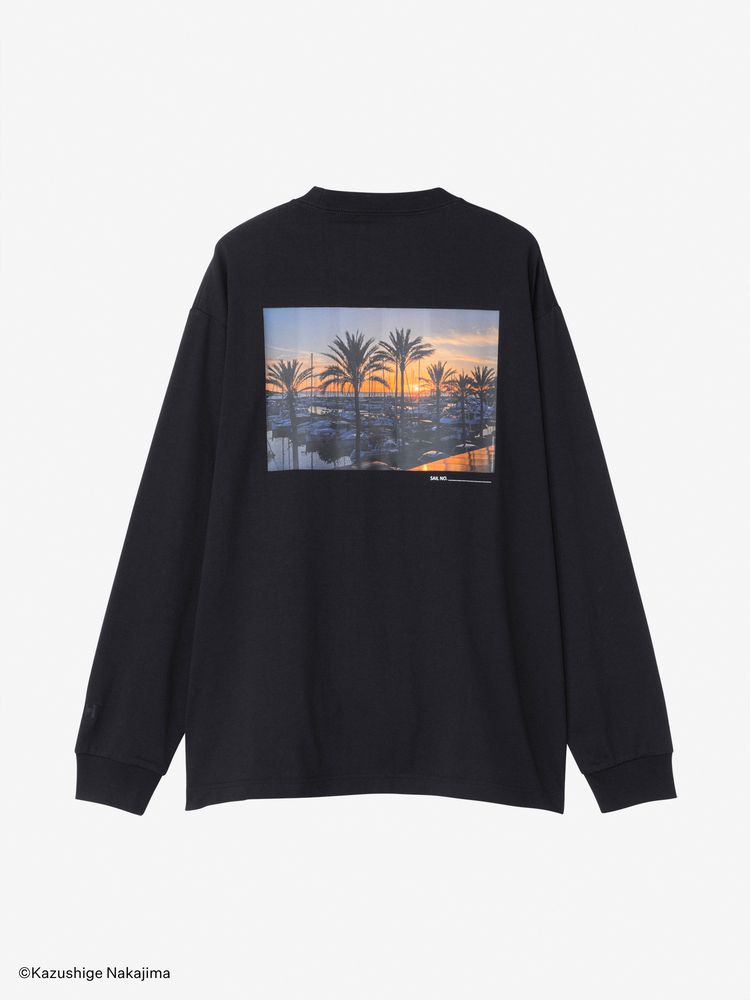 ゲーリー・ウェルティー『プレイフルジャーニー』21/300 シルクスクリーン 4．7oz ドライシルキータッチ ロングスリーブTシャツ
