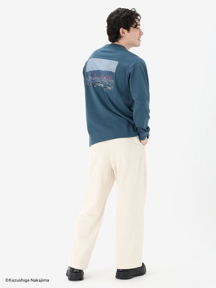 公式・セール】ロングスリーブ オーシャングラフィックティー（ユニ