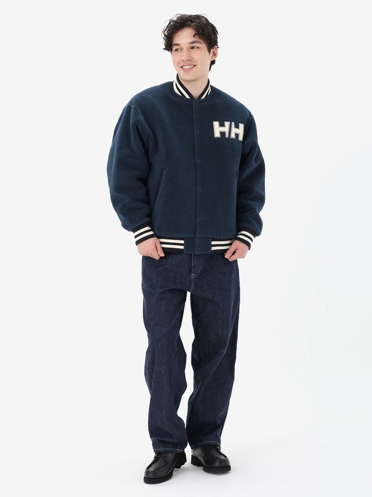 HELLY HANSEN(ヘリーハンセン) ｜ファイバーパイルリバーシブルバーシティージャケット（ユニセックス）