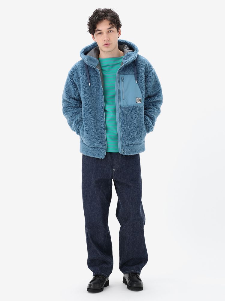 DESCENDANT HELLY HANSEN ファイバーパイルフーデットJKT DESCENDANT HELLY HANSEN ファイバーパイルフーデットJKT