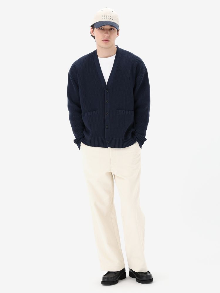 HELLY HANSEN フィッシャーマン ニットカーディガン ネイビー XL HELLY HANSEN フィッシャーマン ニットカーディガン ネイビー XL
