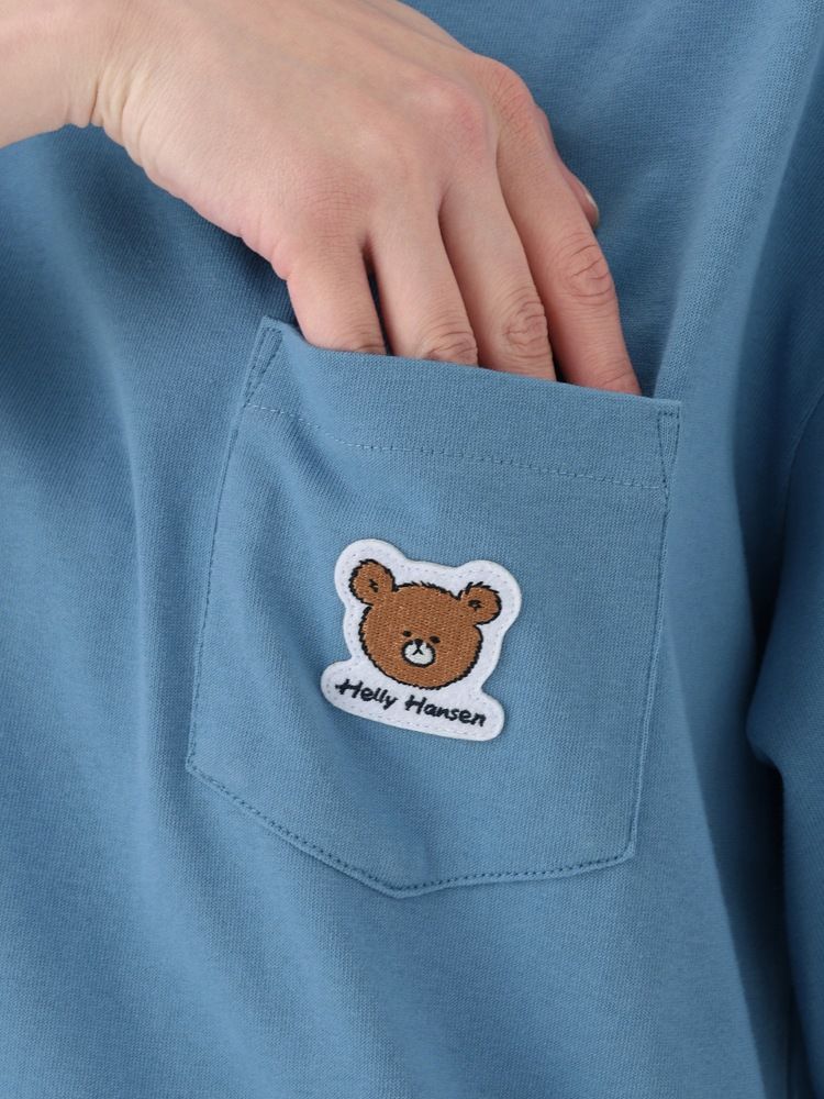 公式】ショートスリーブヘリーベアポケットティー（ユニセックス