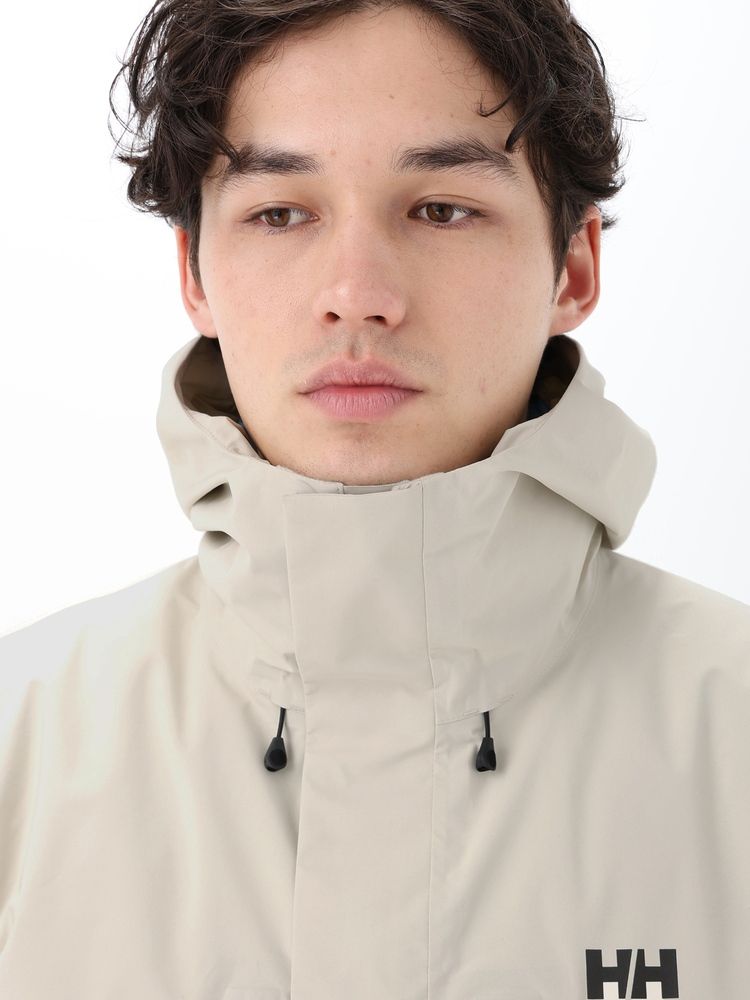 ヘリーハンセン ナイロンジャケット ウインドブレーカー M ベージュ ヘリーハンセン HELLYHANSEN ベルゲンジャケット（ユニセックス