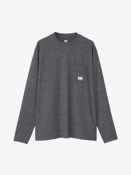 公式】ロングスリーブテックウールクルー（ユニセックス）｜ヘリー