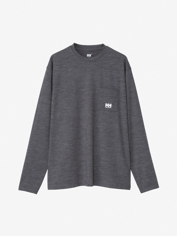 公式】ロングスリーブテックウールクルー（ユニセックス