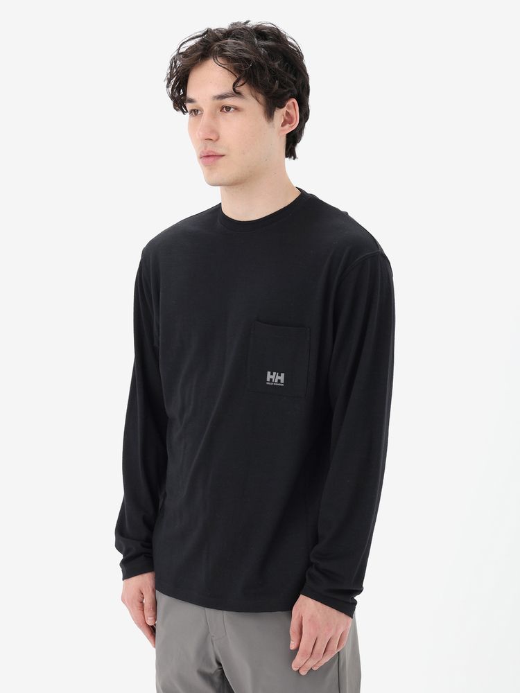 公式】ロングスリーブテックウールクルー（ユニセックス）｜ヘリー