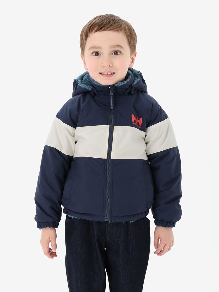 HELLY HANSEN(ヘリーハンセン) ｜シャギーフリースリバーシブルジャケット（キッズ）