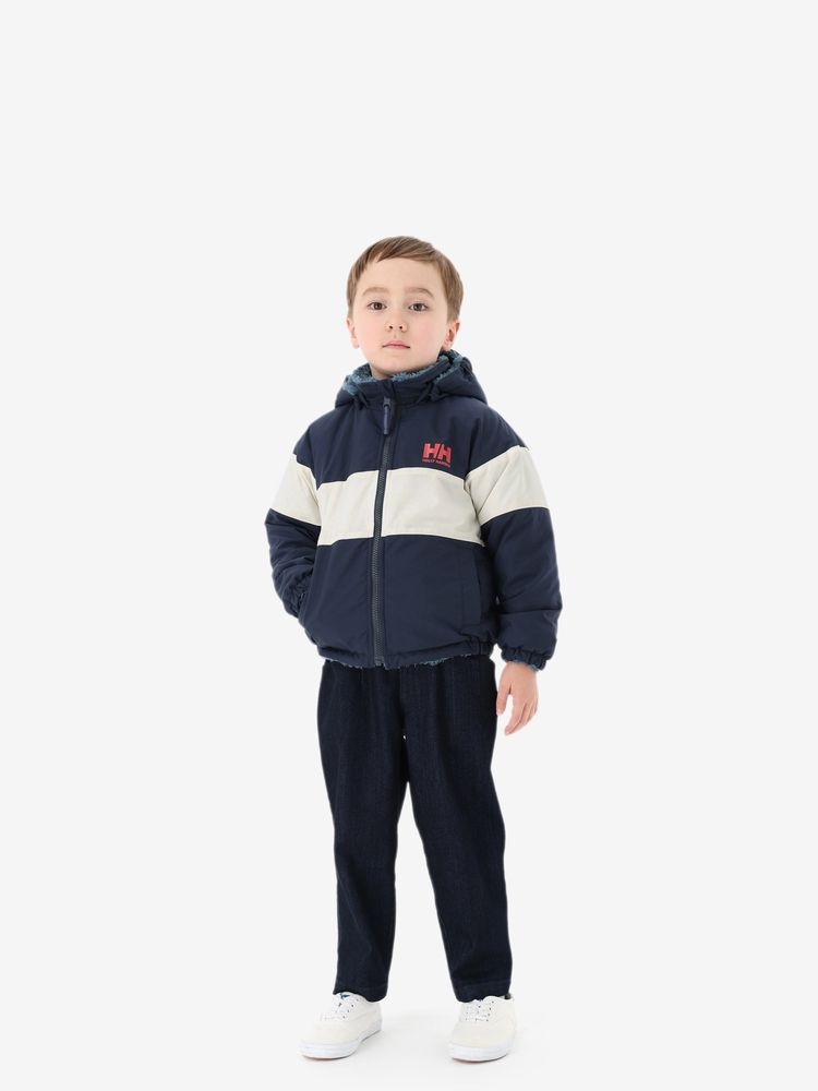 HELLY HANSEN(ヘリーハンセン) ｜シャギーフリースリバーシブルジャケット（キッズ）