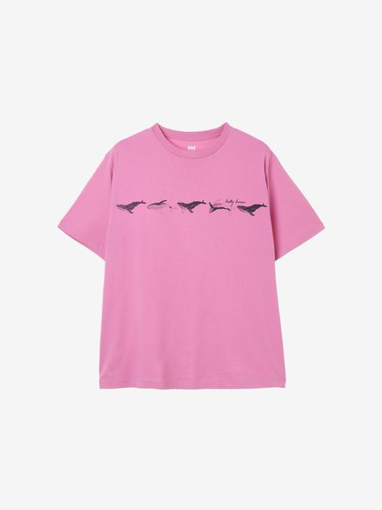 ✈ 新品 タグ付き　ヘリーハンセン 　半袖 ドライ シャツ　ピンク　M　吸汗速乾 HELLY HANSEN - ✈ 新品 タグ付き ヘリーハンセン 半袖 ドライ シャツ