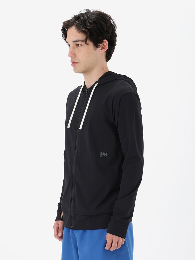 HELLY HANSEN(ヘリーハンセン) ｜ロングスリーブワンポイントロゴフルジップフーディーラッシュガード（ユニセックス）