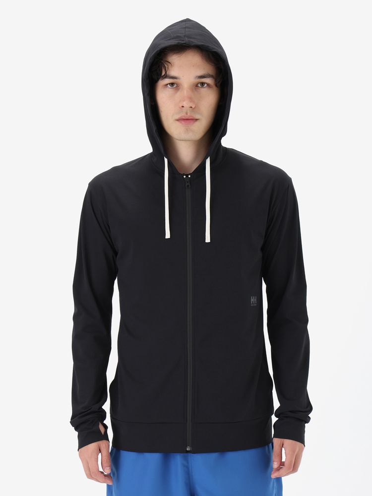 HELLY HANSEN(ヘリーハンセン) ｜ロングスリーブワンポイントロゴフルジップフーディーラッシュガード（ユニセックス）