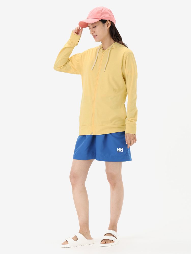 HELLY HANSEN(ヘリーハンセン) ｜ロングスリーブワンポイントロゴフルジップフーディーラッシュガード（ユニセックス）