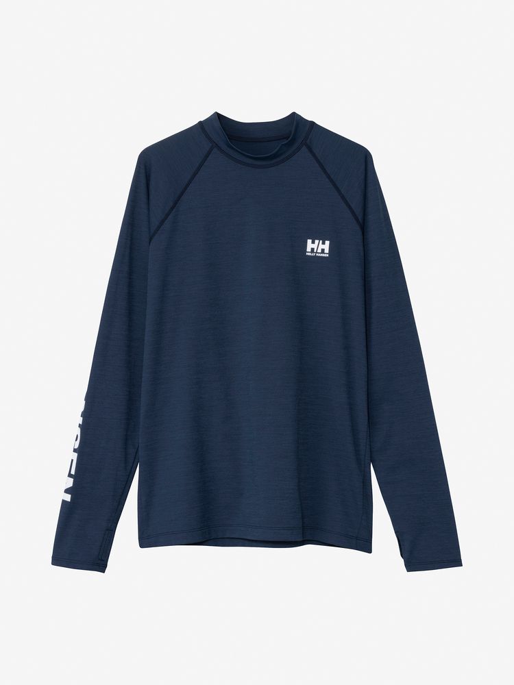 公式】ロングスリーブレターラッシュガード（ユニセックス）｜ヘリー