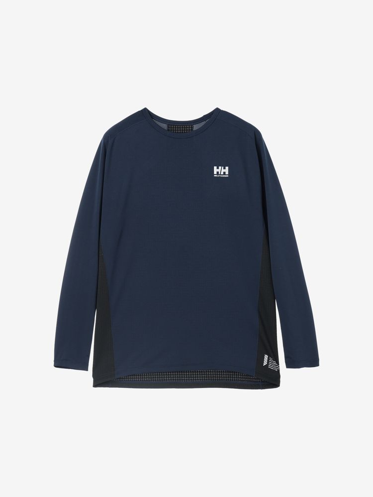 HELLY HANSEN(ヘリーハンセン) ｜ロングスリーブリファハイブリッドグリッドティー（メンズ）