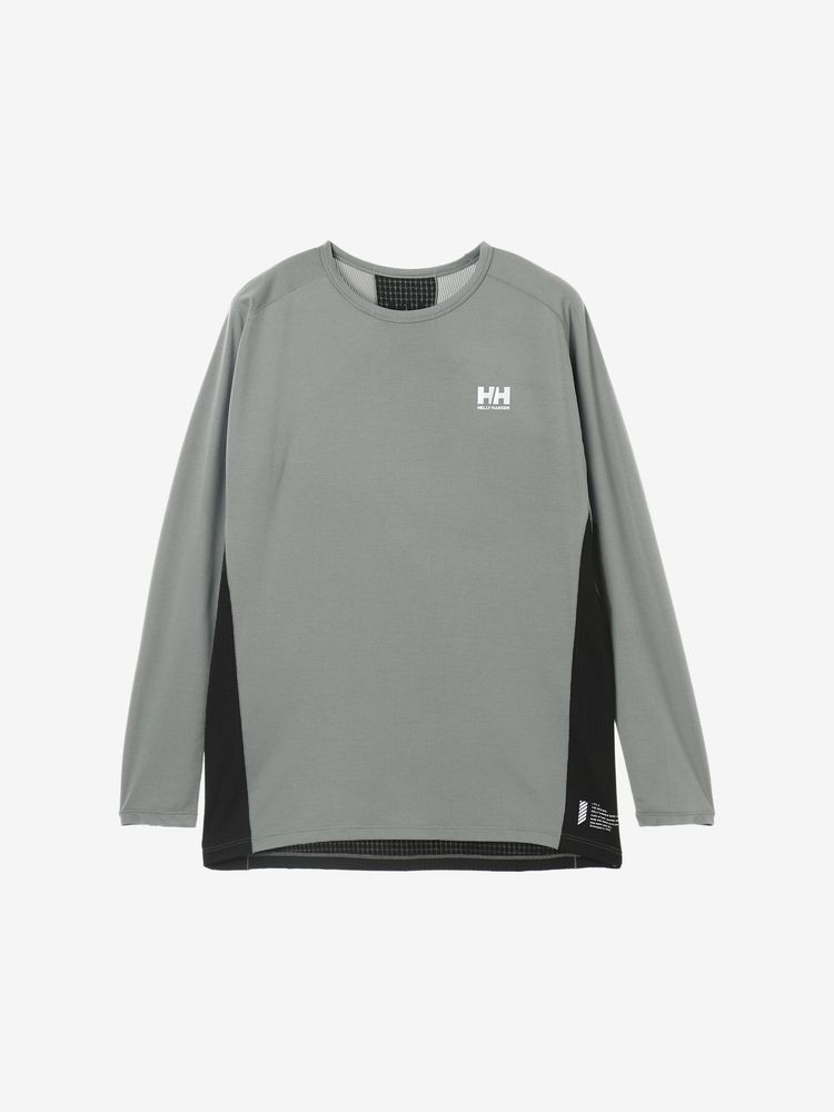 HELLY HANSEN(ヘリーハンセン) ｜ロングスリーブリファハイブリッドグリッドティー（メンズ）