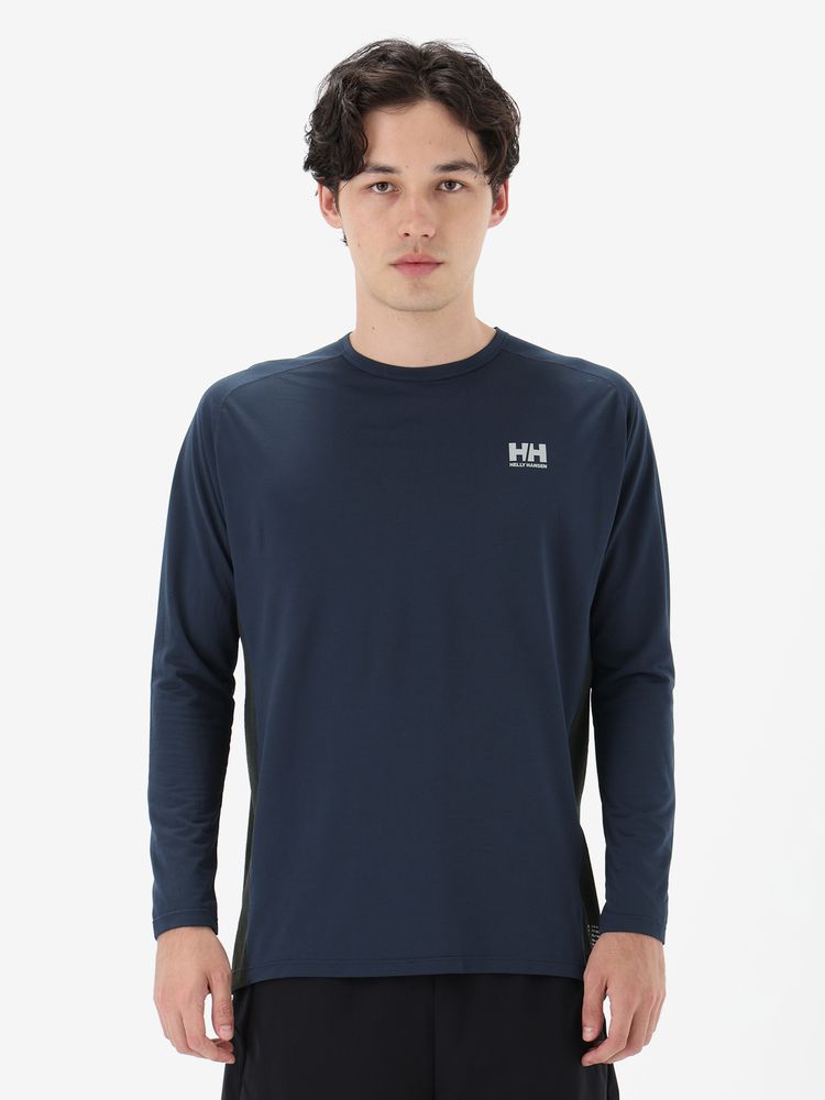 HELLY HANSEN(ヘリーハンセン) ｜ロングスリーブリファハイブリッドグリッドティー（メンズ）