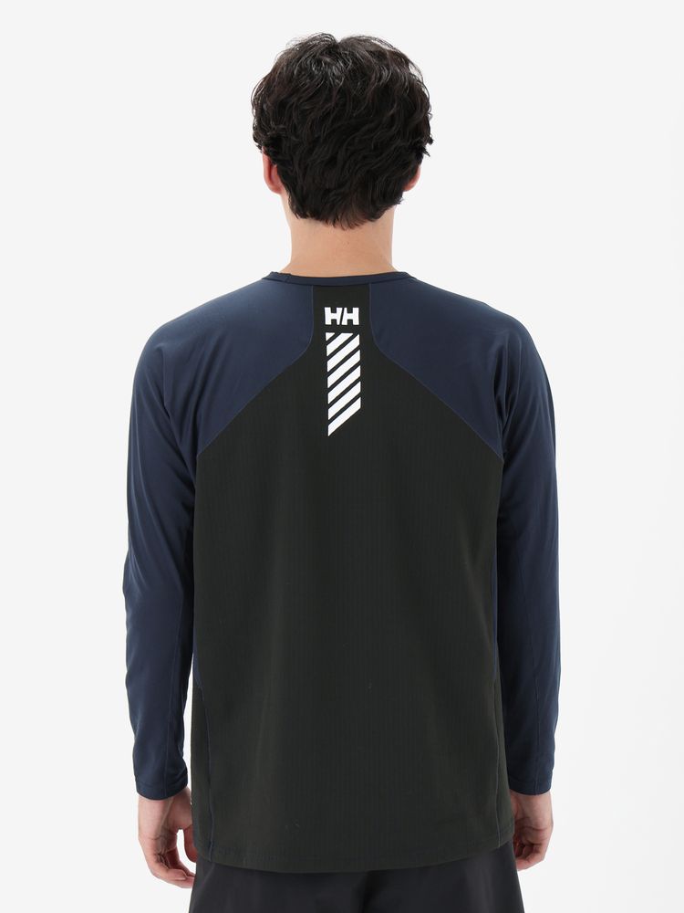 HELLY HANSEN(ヘリーハンセン) ｜ロングスリーブリファハイブリッドグリッドティー（メンズ）