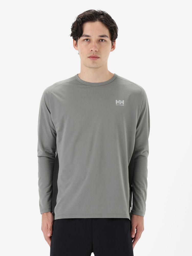 HELLY HANSEN(ヘリーハンセン) ｜ロングスリーブリファハイブリッドグリッドティー（メンズ）