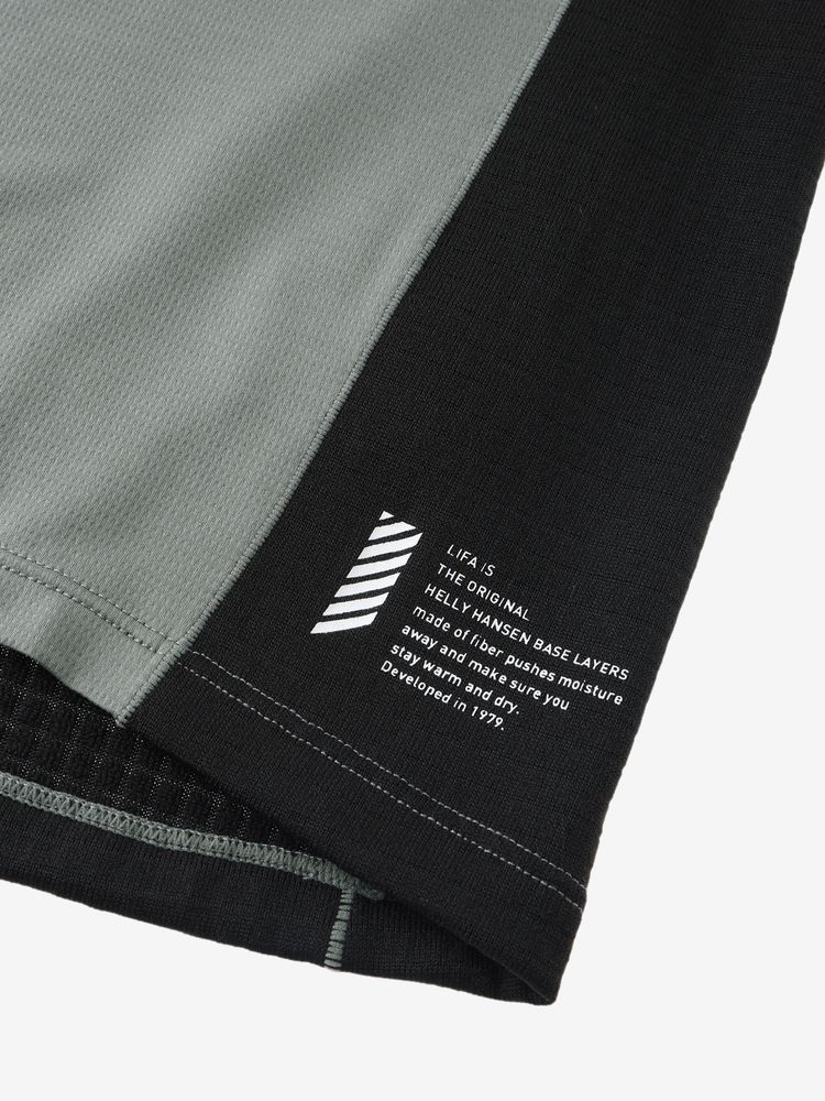 HELLY HANSEN(ヘリーハンセン) ｜ロングスリーブリファハイブリッドグリッドティー（メンズ）