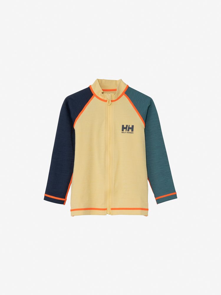 HELLY HANSEN(ヘリーハンセン) ｜ロングスリーブ HHフルジップラッシュガード（キッズ）