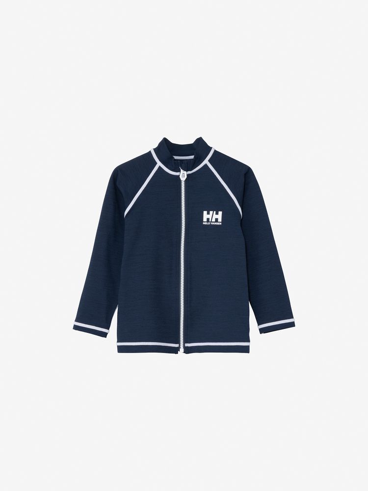 HELLY HANSEN(ヘリーハンセン) ｜ロングスリーブ HHフルジップラッシュガード（キッズ）