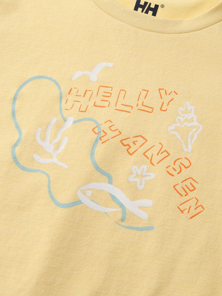 HELLY HANSEN(ヘリーハンセン) ｜ショートスリーブグラフィックラッシュガードティー（キッズ）