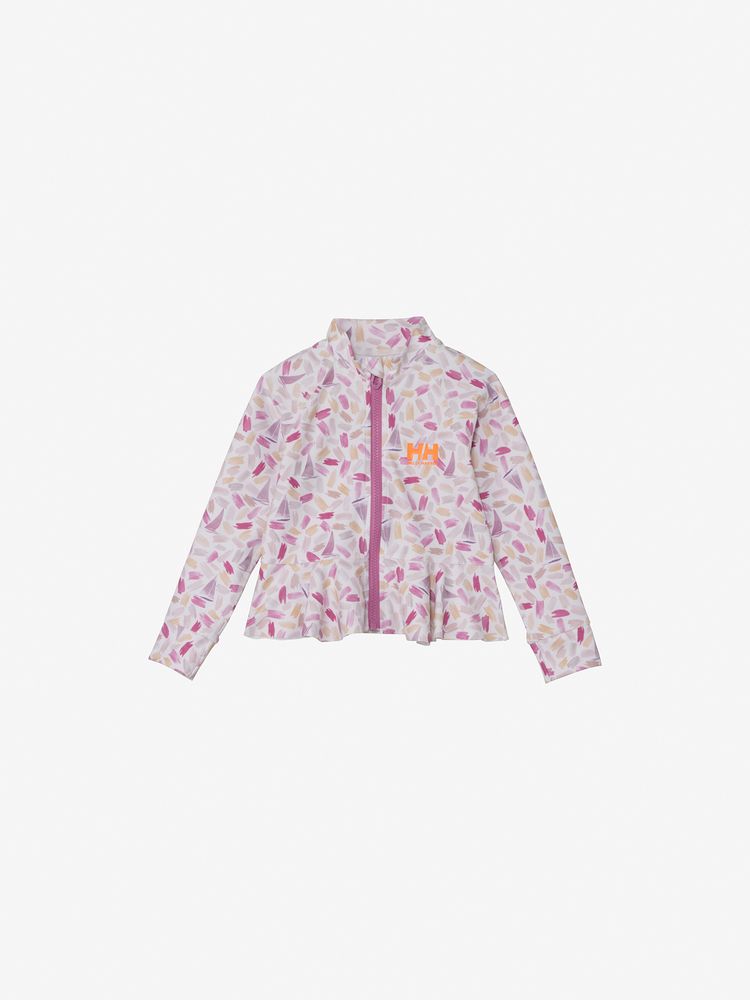 HELLY HANSEN(ヘリーハンセン) ｜プリントフルジップラッシュガード（キッズ）