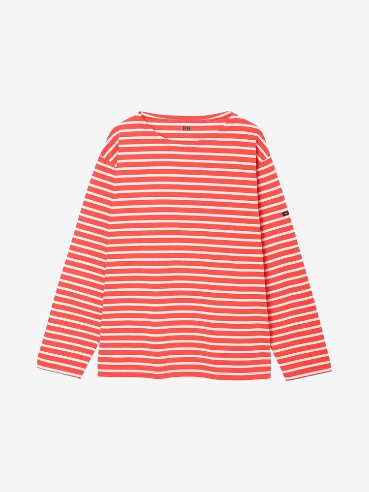 HELLY HANSEN(ヘリーハンセン) ｜ロングスリーブ HH マリンボーダーボートネックティー（メンズ）