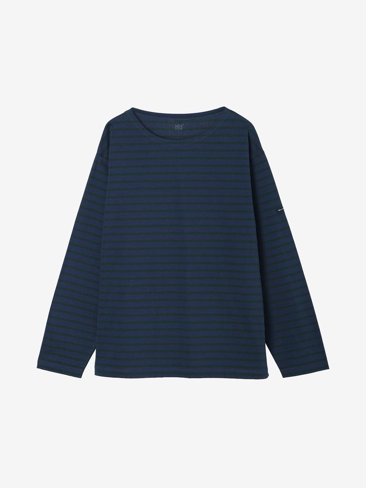 HELLY HANSEN(ヘリーハンセン) ｜ロングスリーブ HH マリンボーダーボートネックティー（メンズ）