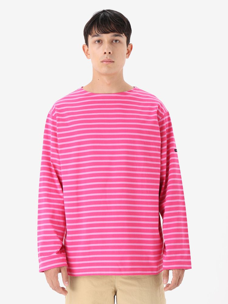 HELLY HANSEN(ヘリーハンセン) ｜ロングスリーブ HH マリンボーダーボートネックティー（メンズ）