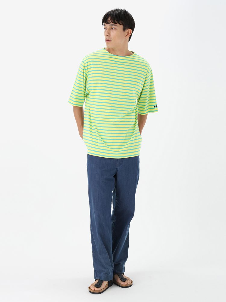 HELLY HANSEN(ヘリーハンセン) ｜ショートスリーブ HHマリンボーダーボートネックティー（メンズ）