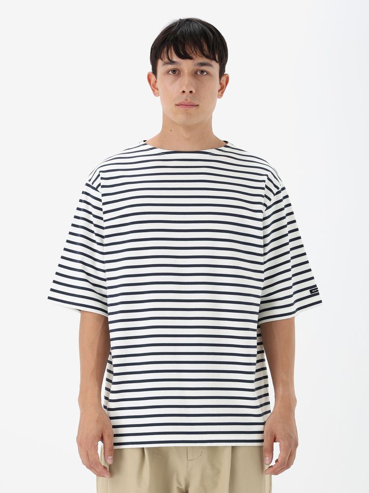 HELLY HANSEN(ヘリーハンセン) ｜ショートスリーブ HHマリンボーダーボートネックティー（メンズ）