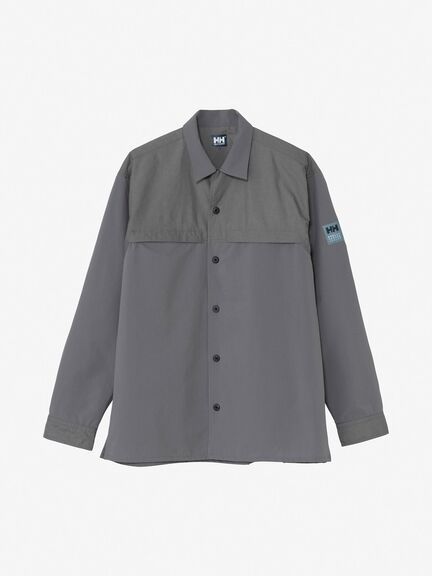 Helly Hansen L/Sアングラー バグフリーピステ　スカイグレー　M 公式】ロングスリーブ HHアングラーバグフリーピステ（メンズ