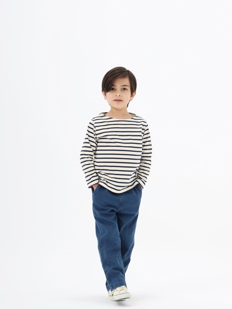 HELLY HANSEN(ヘリーハンセン) ｜ロングスリーブマリンボーダーティー（キッズ）