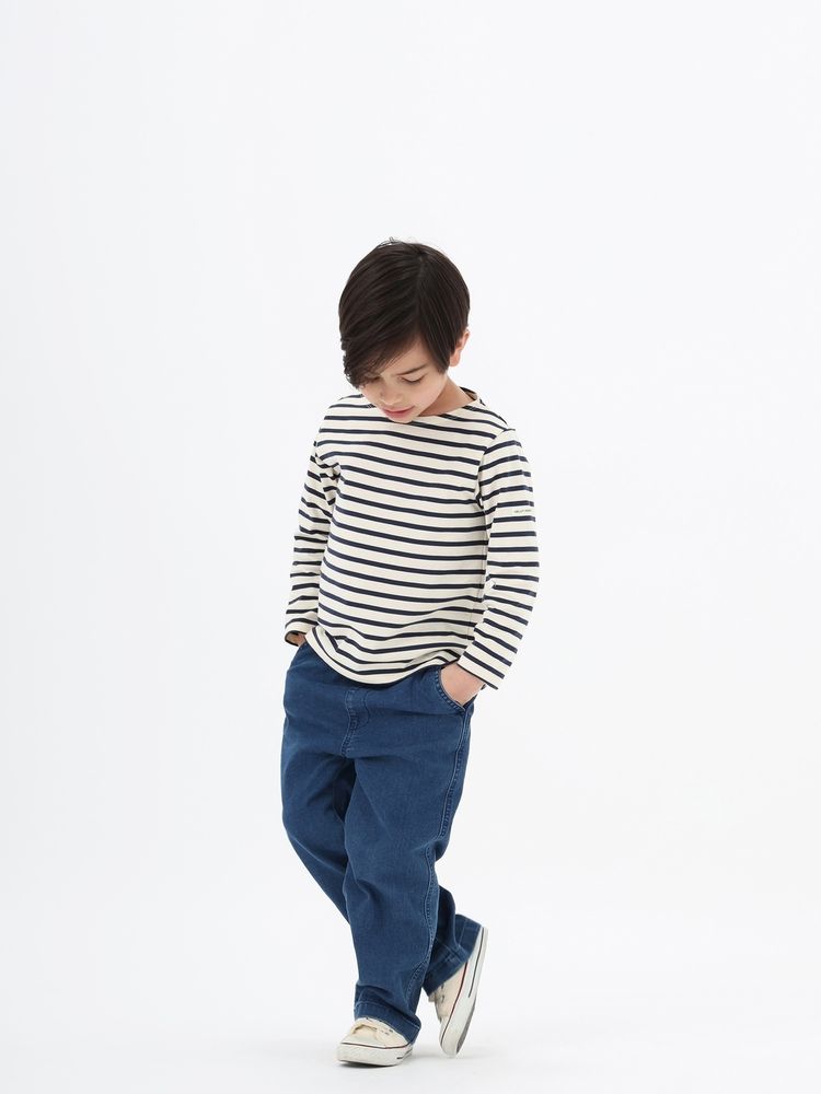 HELLY HANSEN(ヘリーハンセン) ｜ロングスリーブマリンボーダーティー（キッズ）