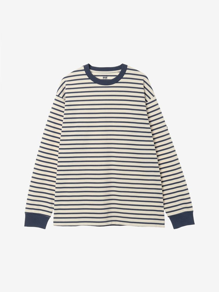 HELLY HANSEN(ヘリーハンセン) ｜ロングスリーブ HH マリンボーダークルーネックティー（ユニセックス）