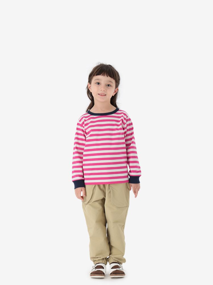 HELLY HANSEN(ヘリーハンセン) ｜HH × agnes b．ロングスリーブマリンボーダーティー(キッズ)